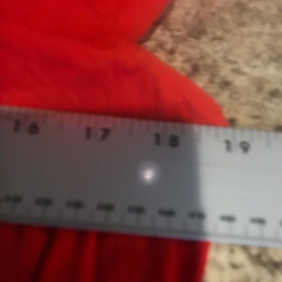 AGB Poppy red size small off the shoulder blouse - Picture 8 of 9